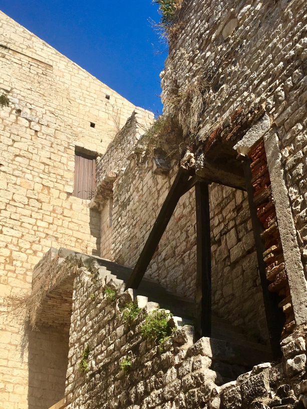 Old city walls in Trogir